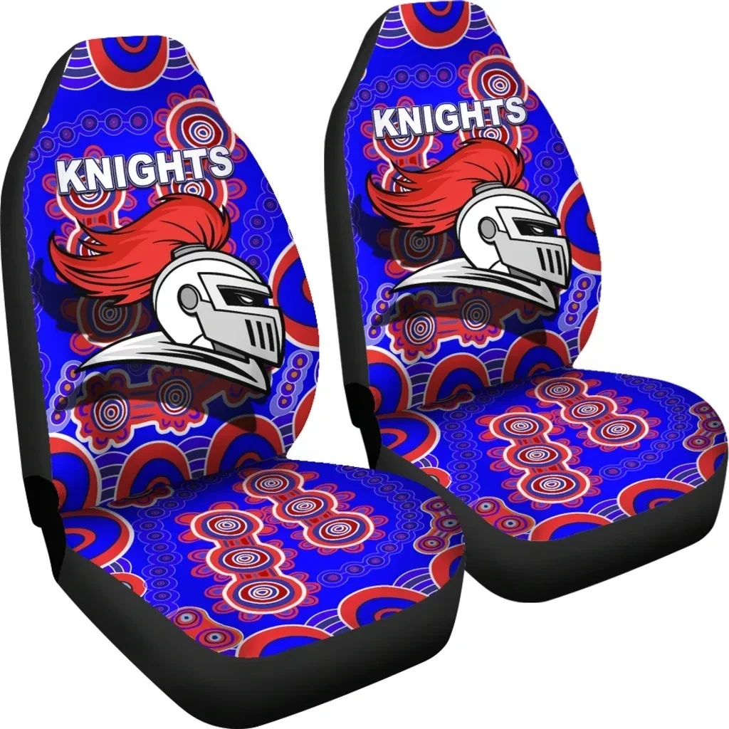 Newcastle Knights Car Seat Covers Indigenous K8 | Lovenewzealand.co
