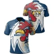 (Custom Personalised) Australia Roosters Polo Shirt Free Style - Navy TH12 | Lovenewzealand.co