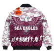 RugbyLife Bomber Jackets - Sea Eagles Camouflage