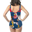 Rugby Life Women Low Cut Swimsuit - (Custom) Sydney Roosters Champion Style A35
