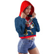 Rugby Life Croptop Hoodie - (Custom) Sydney Roosters Champion Style A35