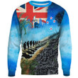 New Zealand Anzac Day Lest We Forget.Sweatshirt