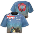 Anzac Lest We Forget The Light Horse Croptop T-shirt A31