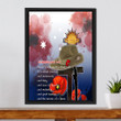 (Custom) Anzac Day Remembrance Day Qoute Framed Wrapped Canvas A31