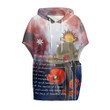 Anzac Day Remembrance Day Qoute Women's Knitted Fleece Cloak With Kangaroo Pocket A31