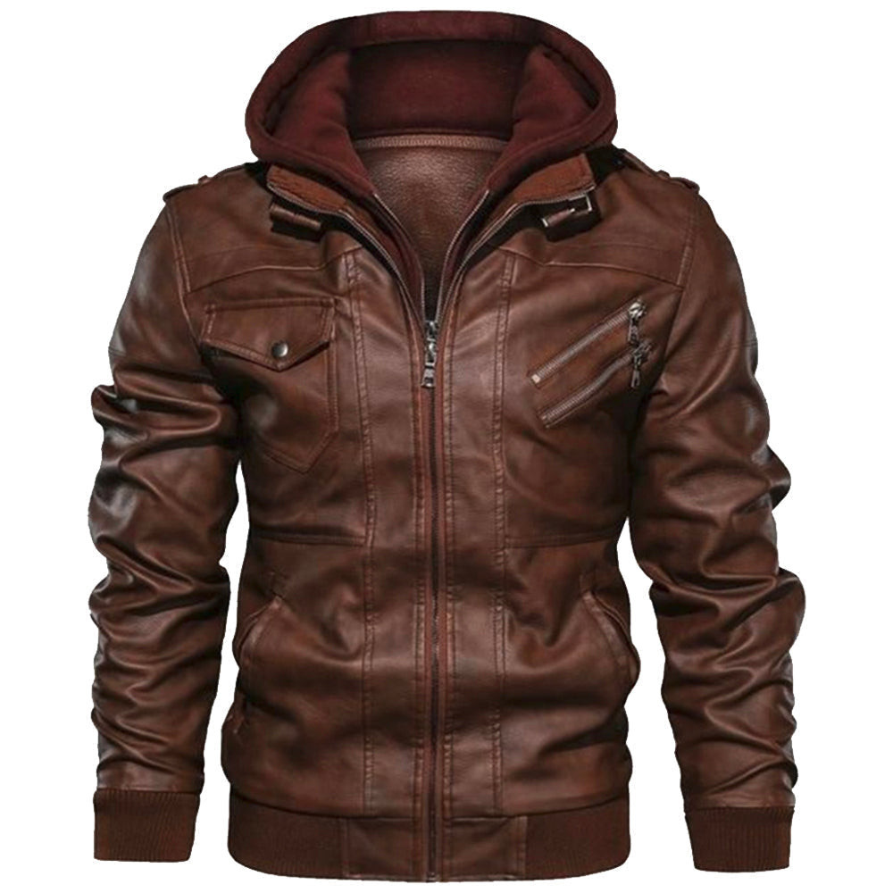 The Last Post and Corps Anzac Day Leather Jacket A35