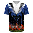 Love New Zealand Clothing - Anzac Day Soldier And Poppys - Baseball Jerseys A95 | Love New Zealand