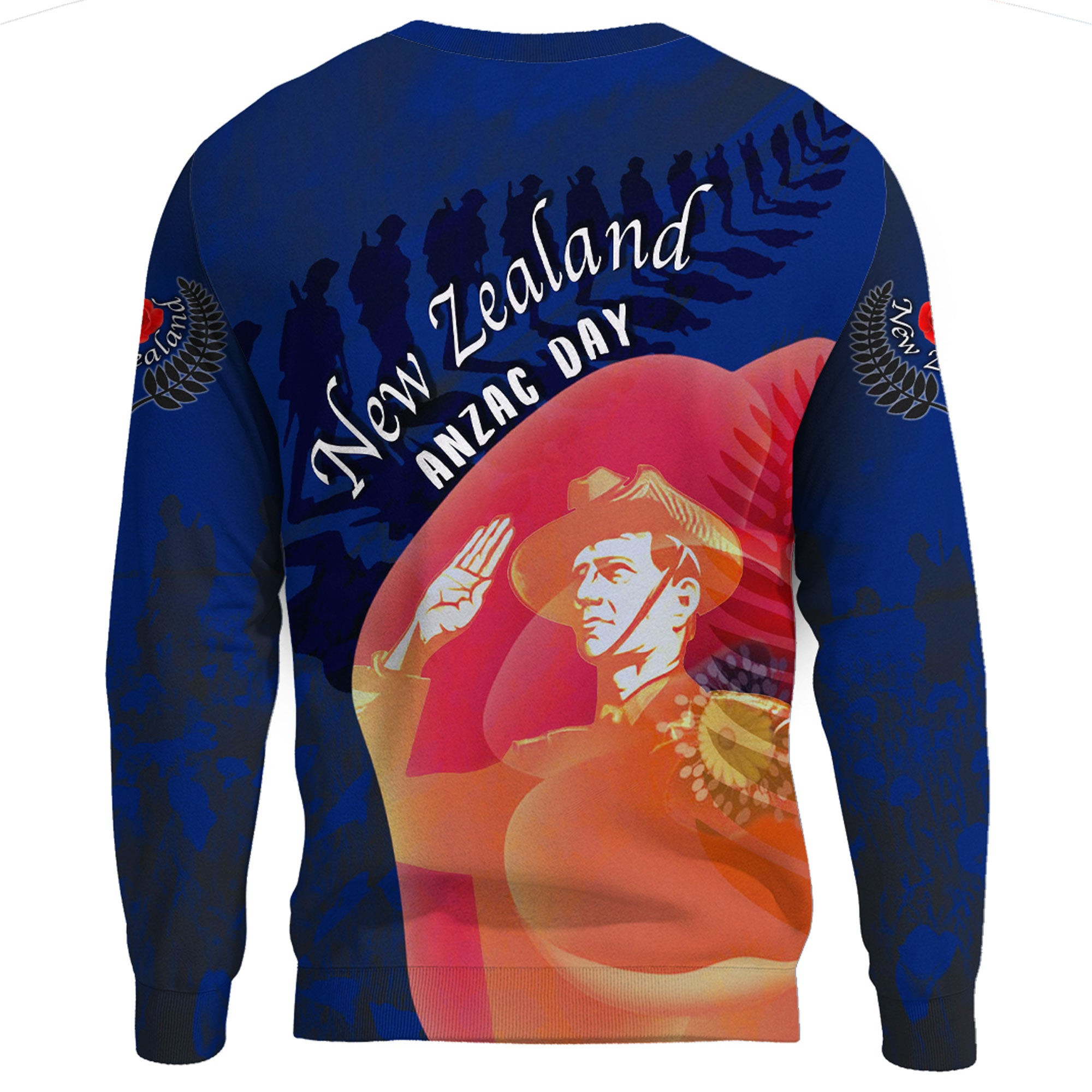 Love New Zealand Clothing - Anzac Day New Zealand Poppy - Sweatshirts A95 | Love New Zealand