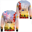 Love New Zealand Clothing - Anzac Day Australia Poppy - Sweatshirts A95 | Love New Zealand