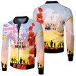 Love New Zealand Clothing - Anzac Day Australia Poppy - Fleece Winter Jacket A95 | Love New Zealand
