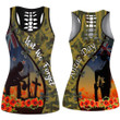 Love New Zealand Clothing - Anzac Day Camouflage Soldier New Zealand - Hollow Tank Top A95 | Love New Zealand