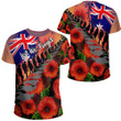 Love New Zealand Clothing - Anzac Day Poppys - T-shirt A95 | Love New Zealand