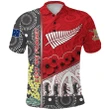 (Custom Personalised) Anzac Day - Lest We Forget Polo Shirt Australia Indigenous and New Zealand Maori - Red K13 | Lovenewzealand.co