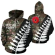 New Zealand Anzac Hoodie, Lest We Forget Remembrance Day Pullover Hoodie | Lovenewzealand.co