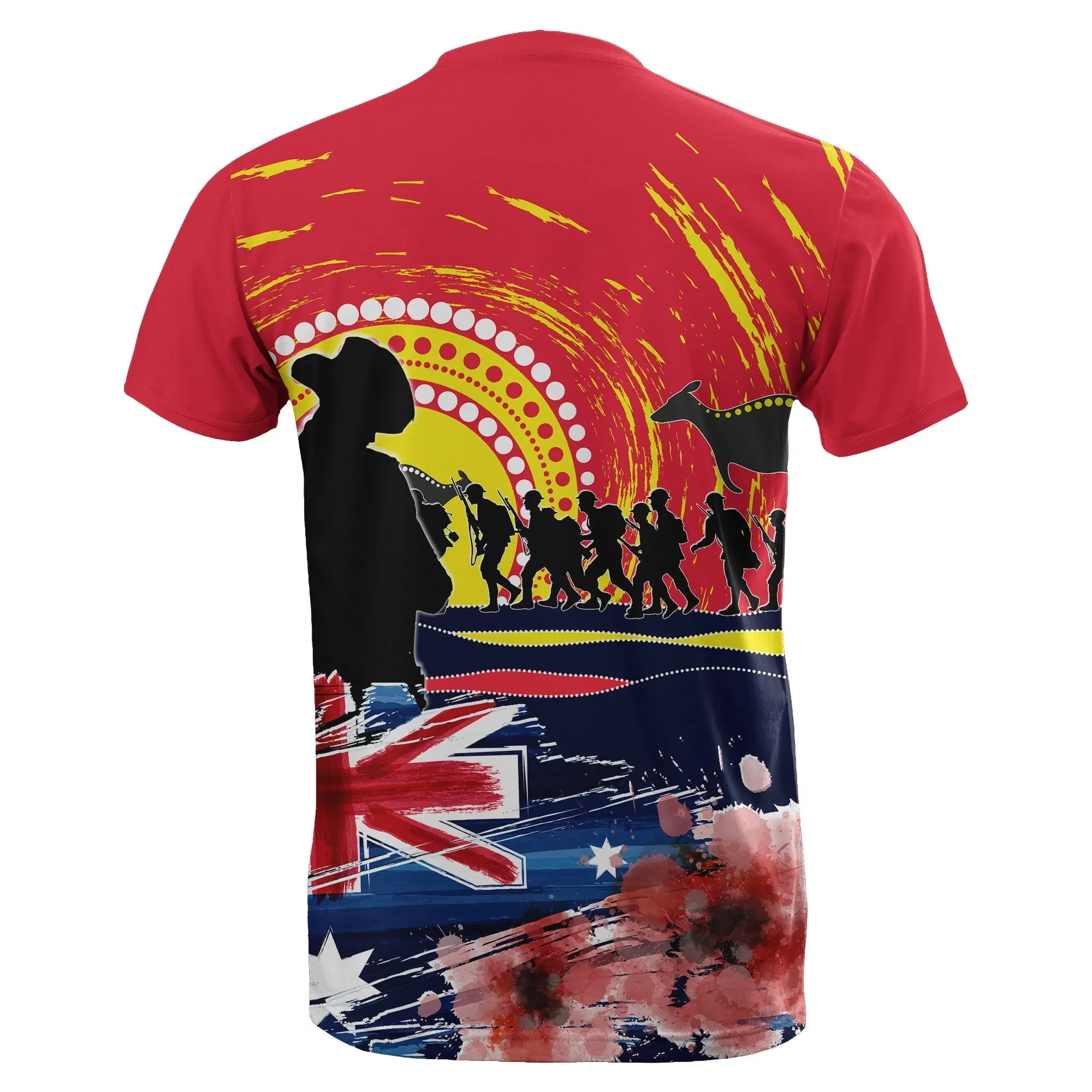 Australia T-Shirt Anzac Day Lest We Forget No.2 TH4