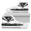 New Zealand Lest We Forget Shoes, Anzac Fern High Top Shoes K4 | Lovenewzealand.co