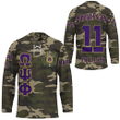 (Custom) GetteeStore Jersey - Omega Psi Phi Camouflage Hockey Jersey A31