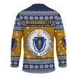 1sttheworld Clothing - Massachusetts Christmas Hockey Jersey A31