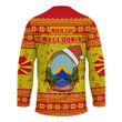 1sttheworld Clothing - North Macedonia Christmas Hockey Jersey A31