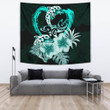 Hibiscus Tapestry I Love Dophins TH5
