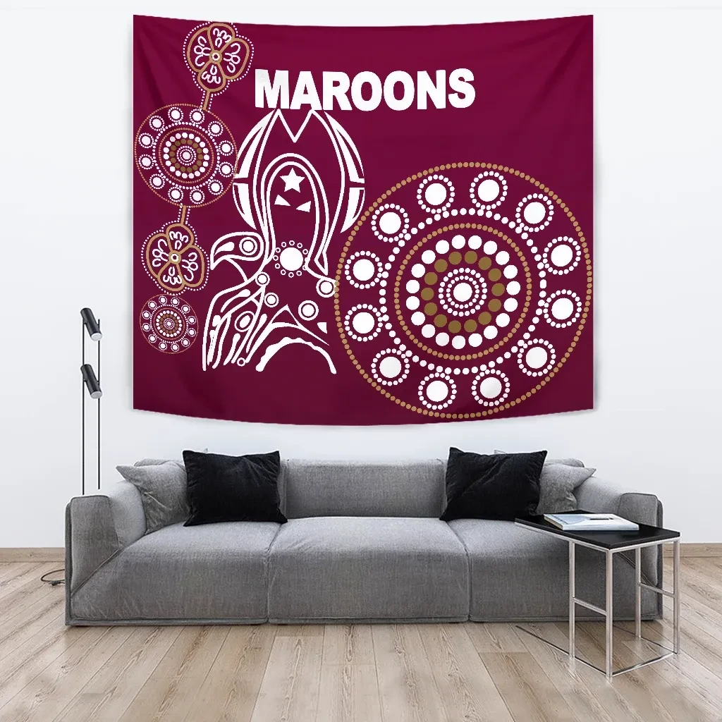 Queensland Tapestry Maroons Simple Indigenous K8