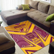 Rugby Life Area Rug - Brisbane Broncos Naidoc 2022 Sporty Style Area Rug A35