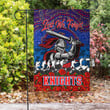 Newcastle Knights Garden Flag - Anzac Day Lest We Forget A31B