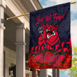 Melbourne Demons Garden Flag - Anzac Day Lest We Forget A31B