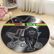 (Custom Personalised) Black Panthers Round Carpet Original Simple K13 | Lovenewzealand.co