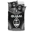 Guam Polynesian Chief Bedding Set - Black Version - Bn10