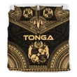 Tonga Polynesian Chief Bedding Set - Gold Version - Bn10