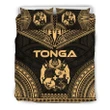 Tonga Polynesian Chief Bedding Set - Gold Version - Bn10