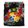 Tonga Hibiscus Coat Of Arms Bedding Set A02