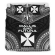 Wallis And Futuna Polynesian Chief Bedding Set - Black Version - Bn10