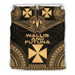 Wallis And Futuna Polynesian Chief Bedding Set - Gold Version - Bn10