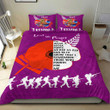 Rugbylife Bedding Set - (Custom) New Zealand Anzac Red Poopy Purple Bedding Set
