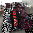 Rugbylife Bedding Set - Anzac Day Kangaroo Aboriginal & Kiwi Maori Bedding Set