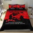 Rugbylife Bedding Set - Anzac Day For Those Who Leave Never To Ruturn Bedding Set
