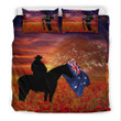 Rugbylife Bedding Set - Australia Lest We Forget Light Horse Silhouette Bedding Set
