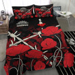 Rugbylife Bedding Set - Anzac Day Camouflage Poppy & Barbed Wire Bedding Set
