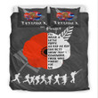 Rugbylife Bedding Set - New Zealand Anzac Red Poopy Bedding Set