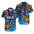 Rugby Life Shirt - Parramatta Hawaiian Shirt Eels Indigenous Naidoc Heal Country! Heal Our Nation - Blue K8