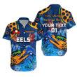 Rugby Life Shirt - (Custom Personalised) Parramatta Hawaiian Shirt Eels Indigenous Naidoc Heal Country! Heal Our Nation - Blue, Custom Text And Number K8