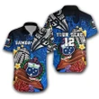 Rugbylife Shirt - (Custom Personalised) Samoa Rugby Hawaiian Shirt Polynesian Ocean World Style TH12