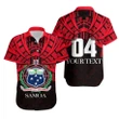Rugbylife Shirt - (Custom Personalised) Rugbylife Samoa Hawaiian Shirt Special Polynesian No.5 TH4