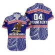 Rugbylife Shirt - (Custom Personalised) American Samoa Rugby Polynesian Patterns Hawaiian Shirt TH4
