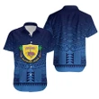 Rugbylife Shirt - Niue Rugby Hawaiian Shirt Blue TH4