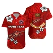 Rugbylife Shirt - (Custom Personalised) Rewa Rugby Union Fiji Hawaiian Shirt Unique Vibes - Full Red K8