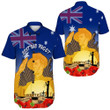 Rugbylife Clothing - Australia Anzac Day Soldier Salute Short Sleeve Shirt