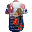 Rugbylife Clothing - Anzac Day Remembrance Day Qoute Short Sleeve Shirt